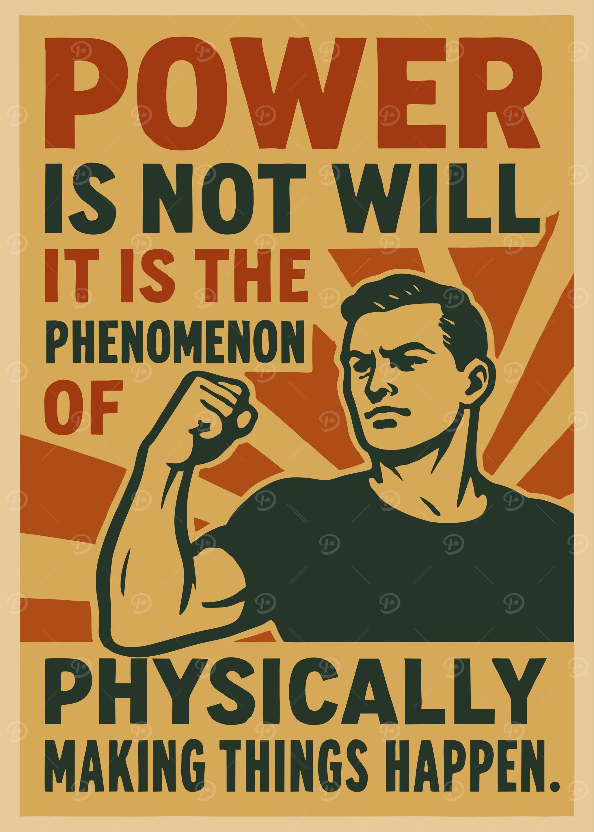 Power is Not Will Poster