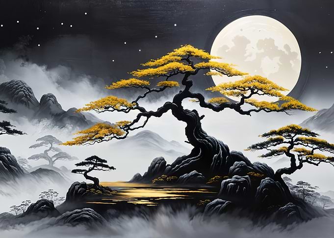 Bonsai Moonlight