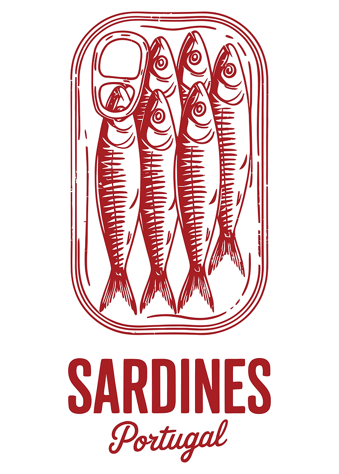 Sardines Portugal Illustration