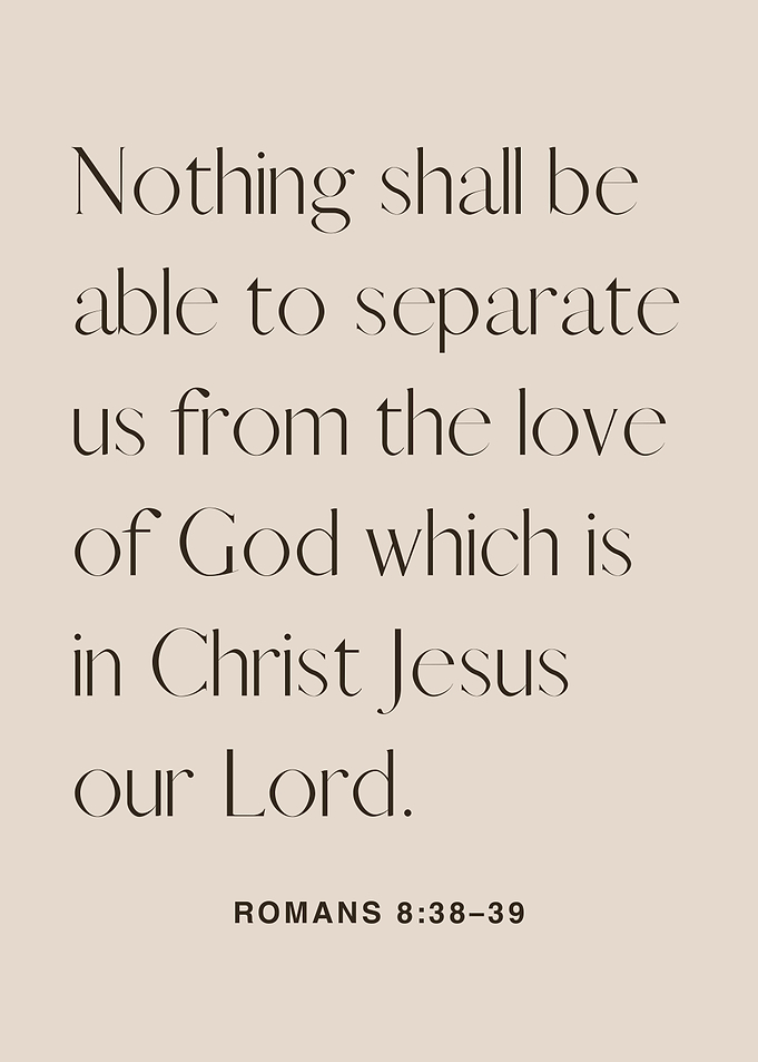 Romans 8:38-39 Scripture Art