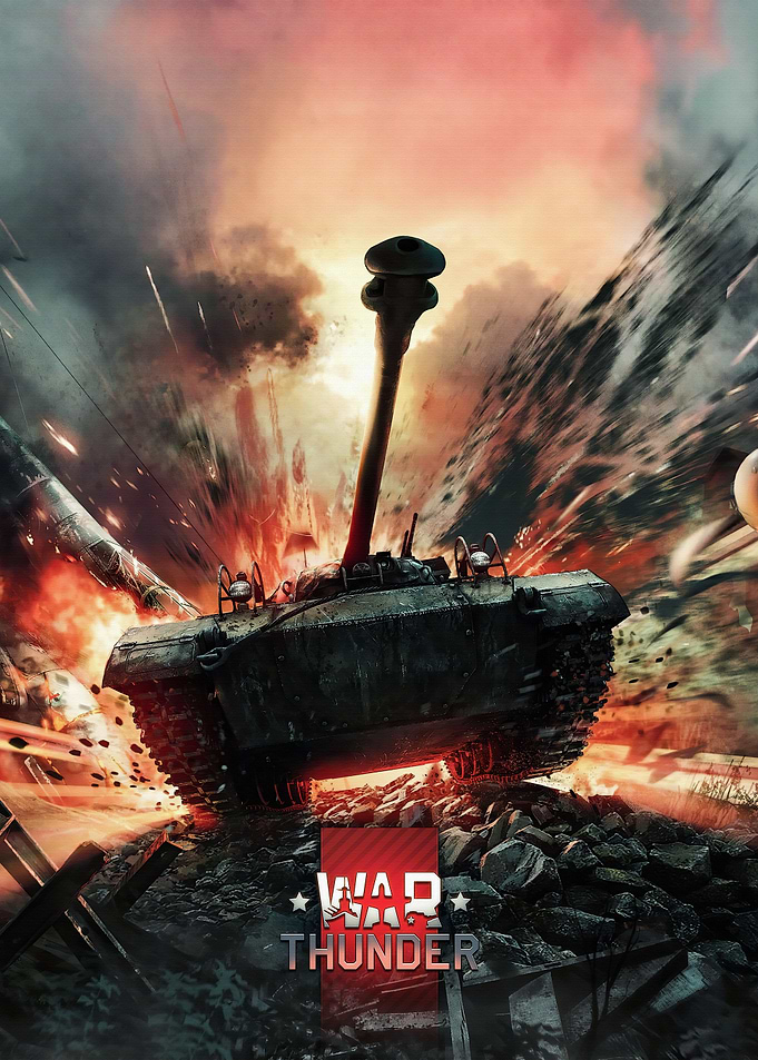 War Thunder Tank in Explosion