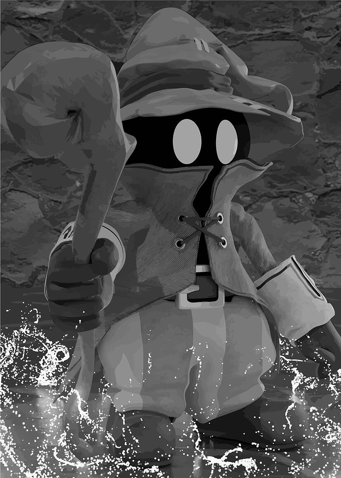 Vivi Ornitier in Black and White