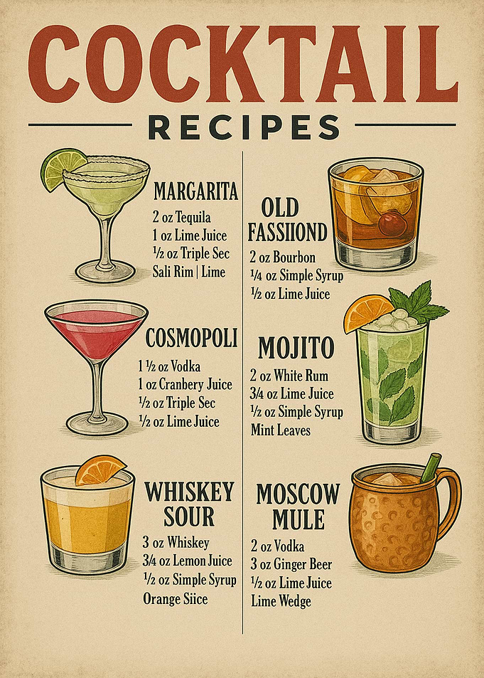 Cocktail Collection – Retro Recipes Vol. 3