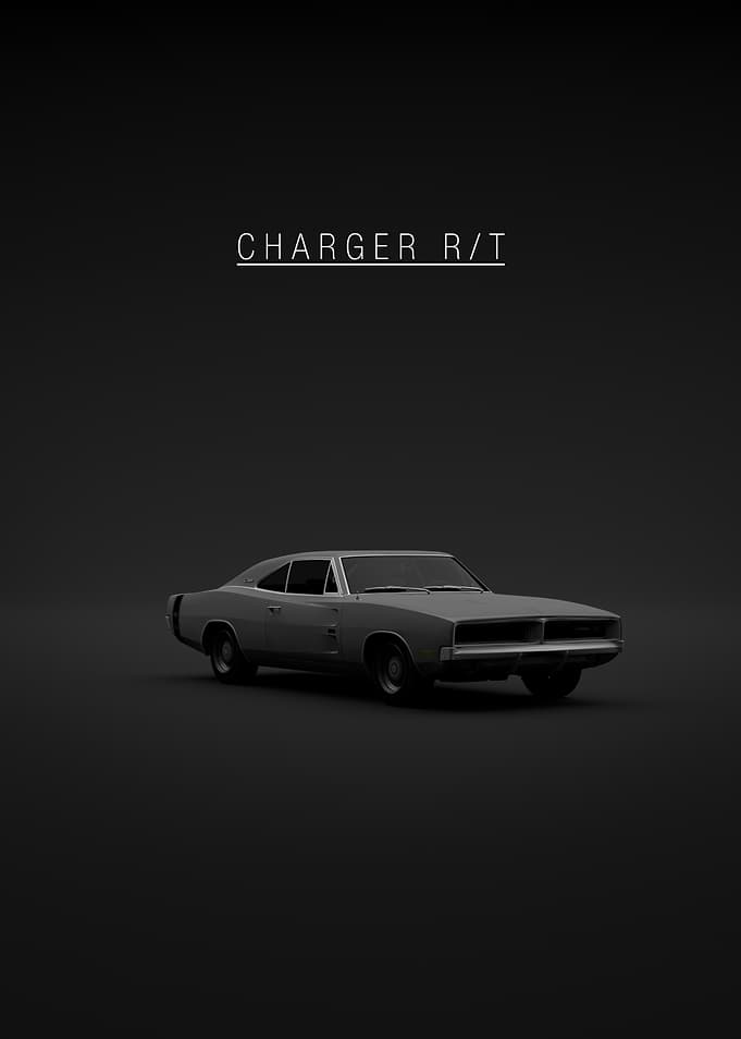 Dodge Charger RT 1969 - Grey Front