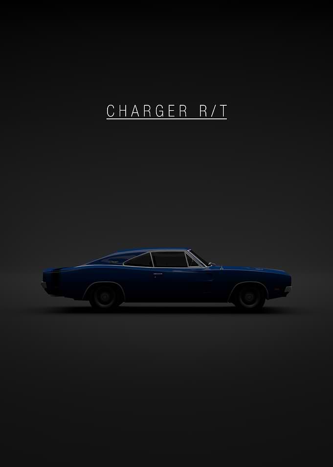 Dodge Charger RT 1969 - Blue