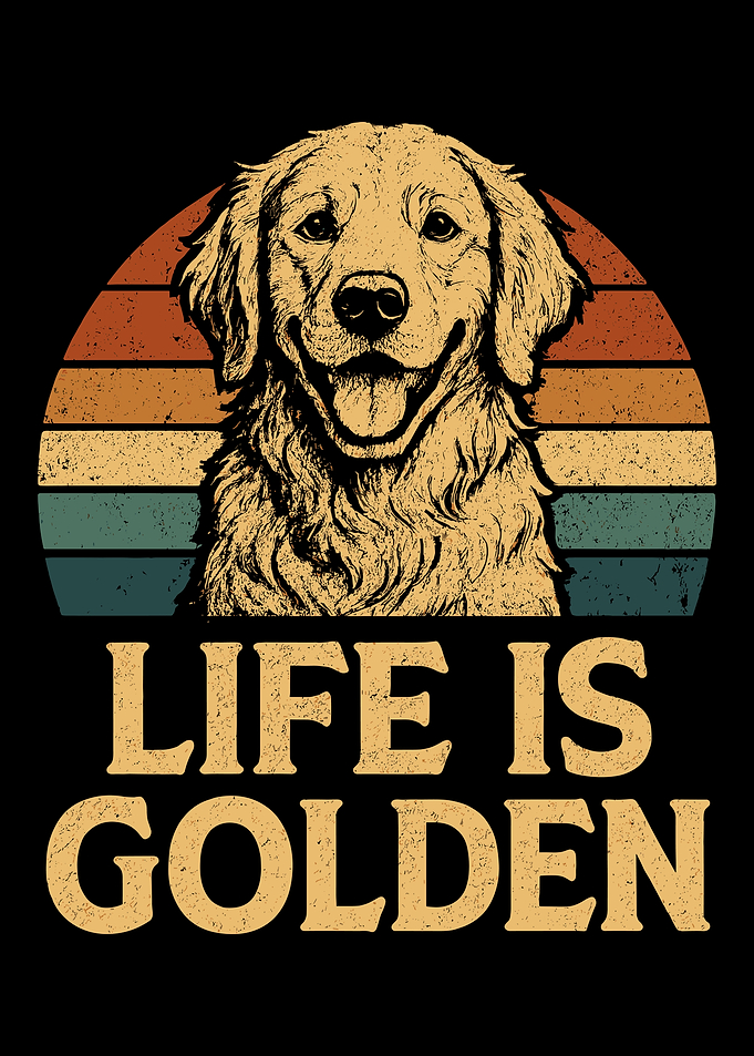 Life is Golden - Dog Portrait