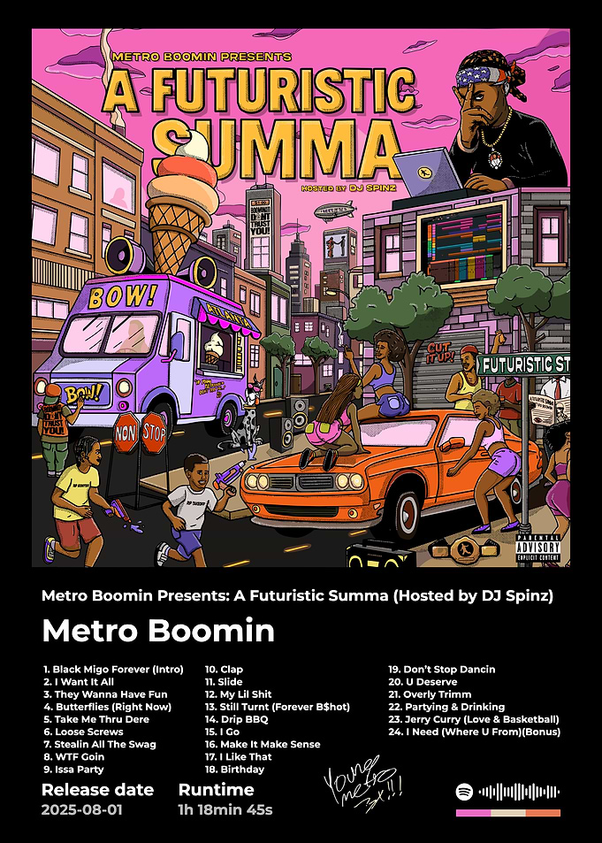 metro boomin A Futuristic Summa Album Cover
