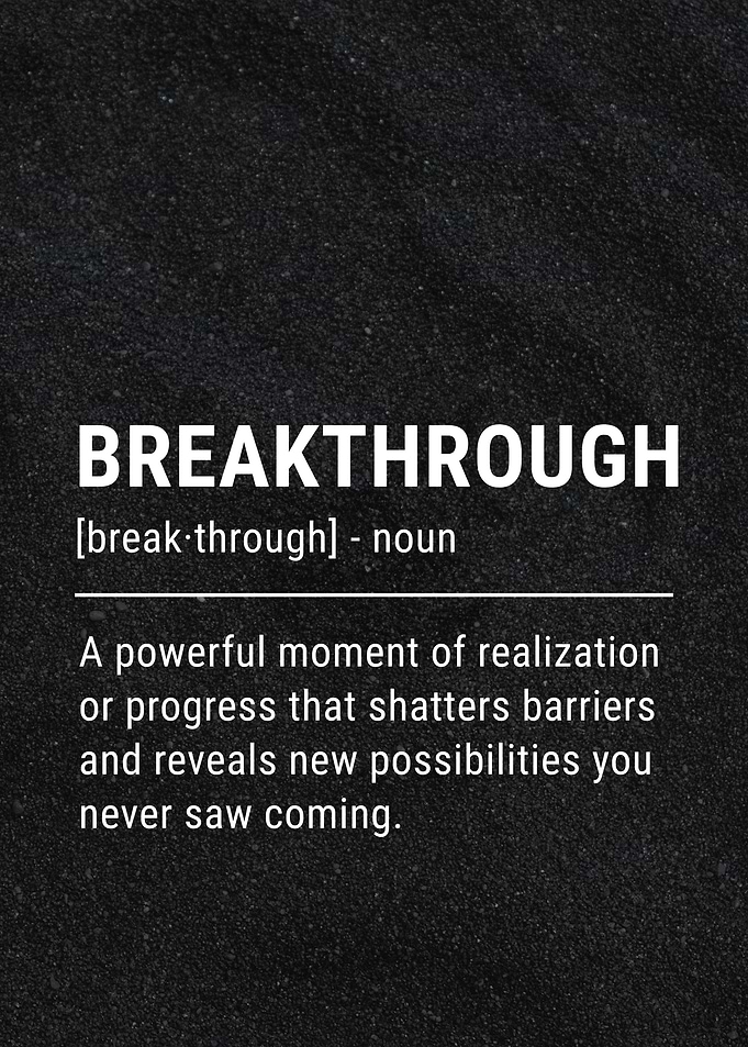 Breakthrough Definition