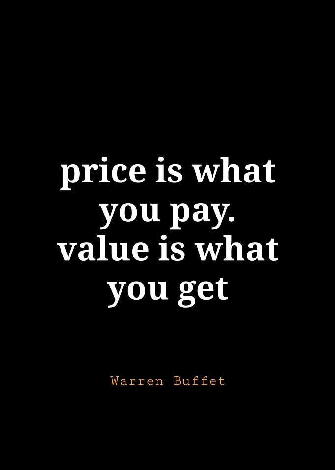 Warren Buffett Quote: Price vs. Value