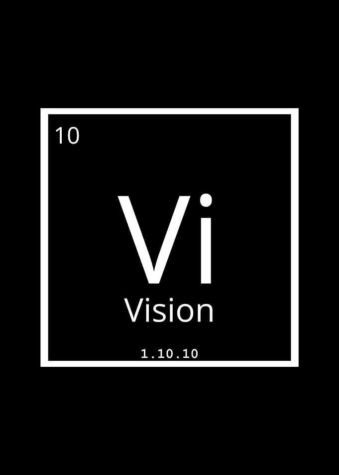 Vision Periodic Table Element Design