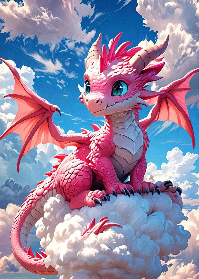 Cute Dragon Cloud
