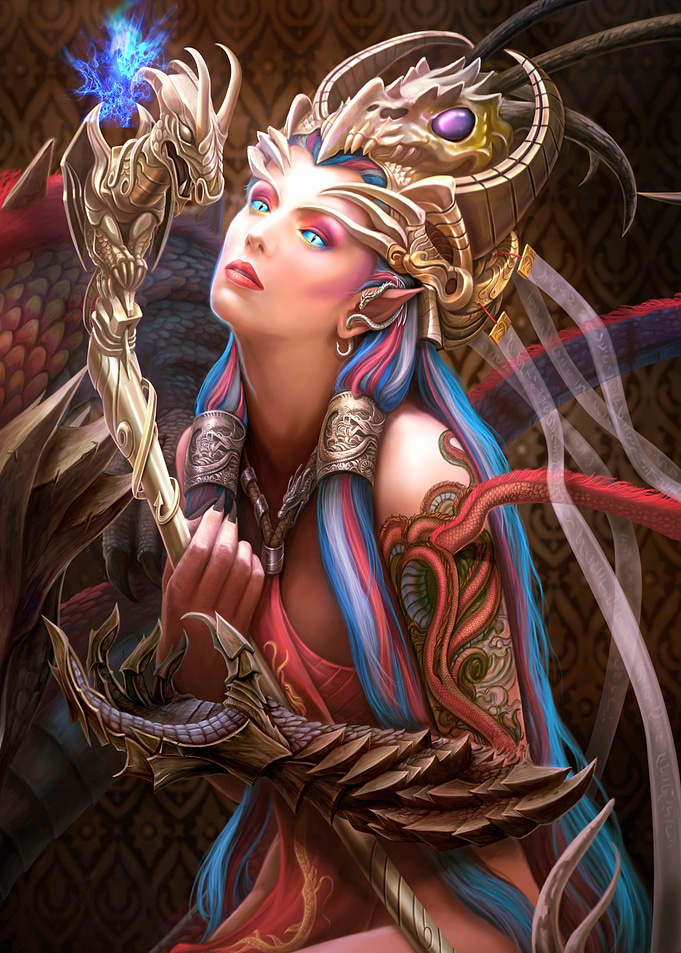 Dragon Queen Fantasy Art