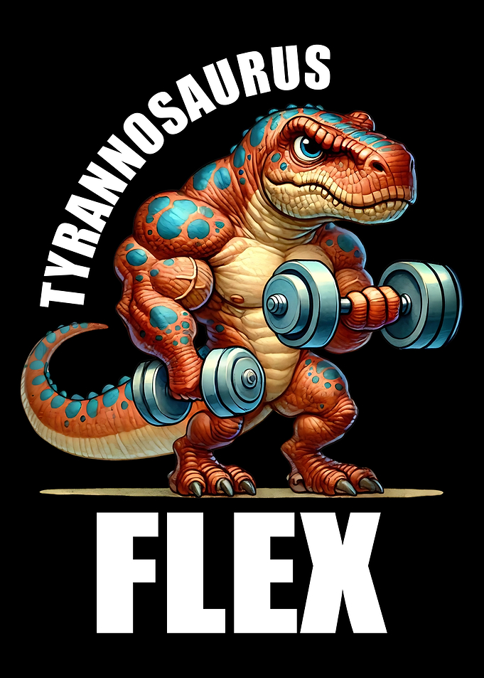 Tyrannosaurus Flex I Gym Decor