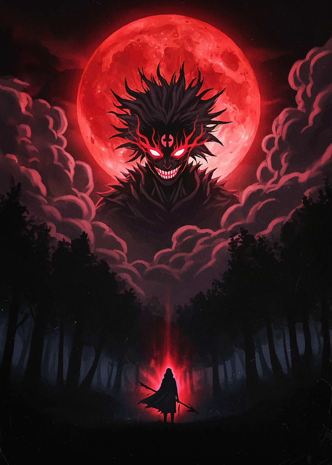 Dark Fantasy Warrior Moon