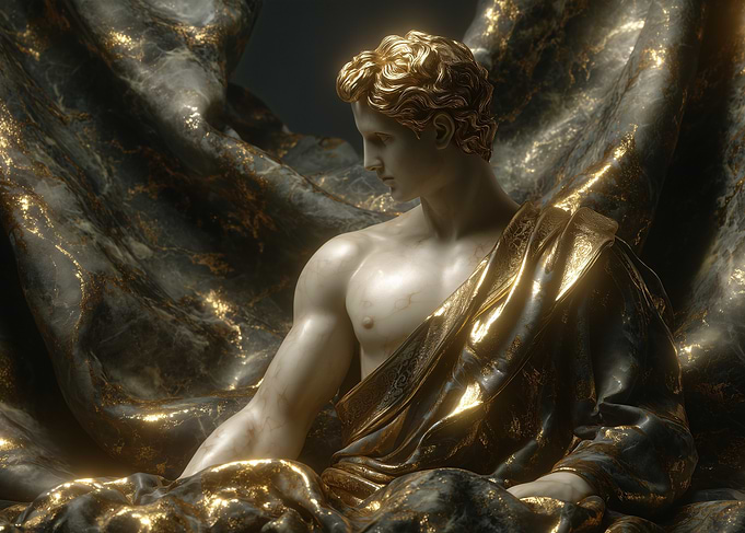 Divine Marble Gaze