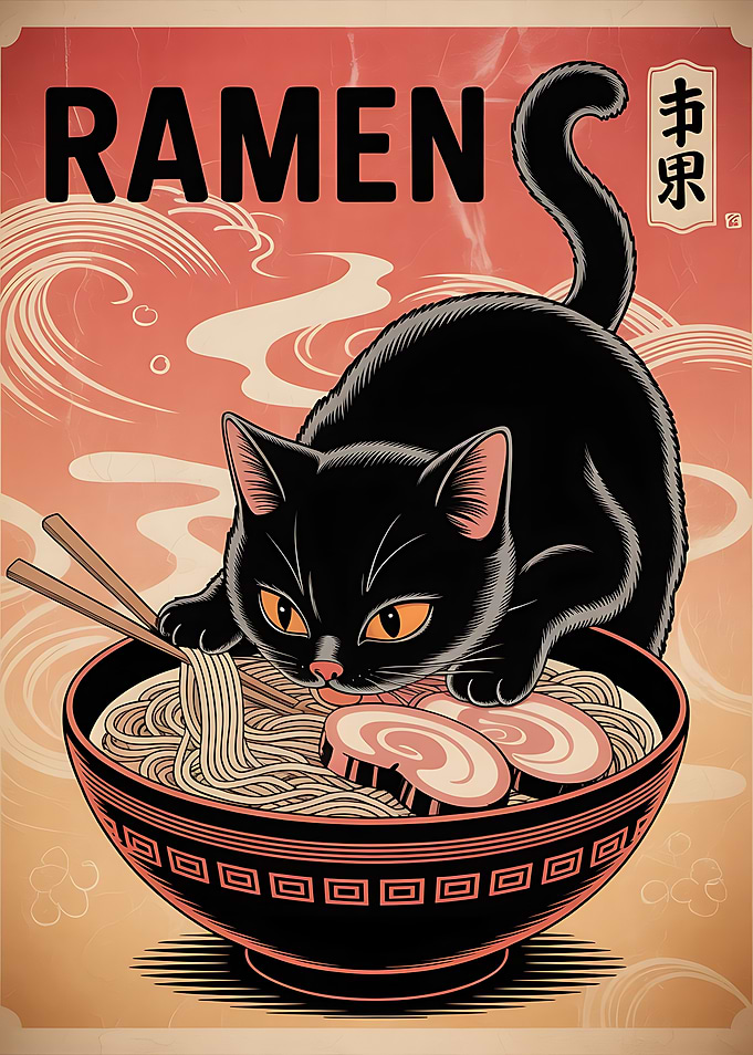 Ramen Cat – Cozy Noodle Time