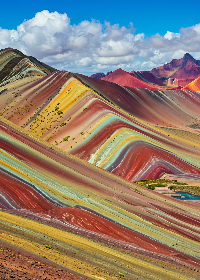 Rainbow Mountain Landscape