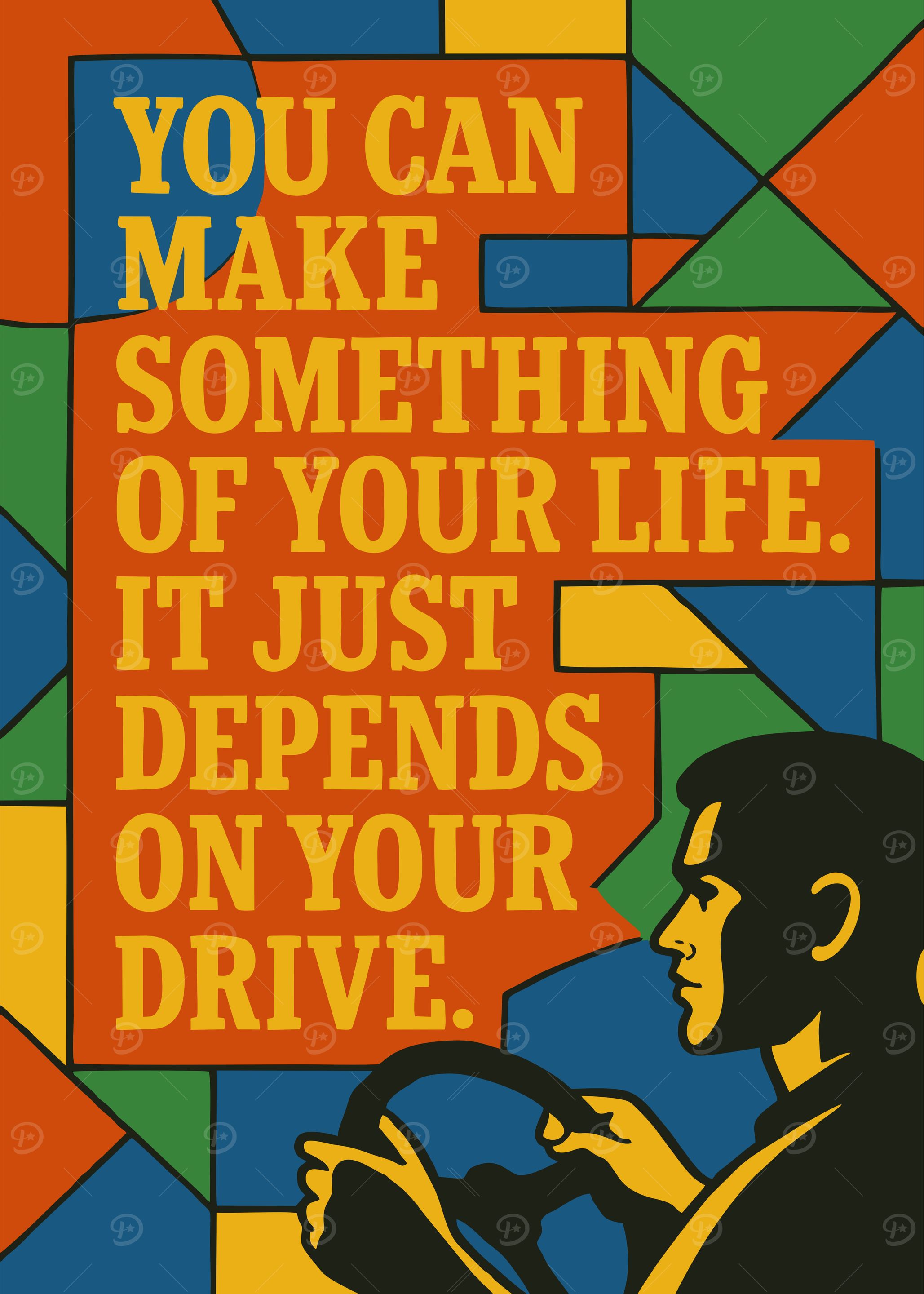 Motivational Driving Art