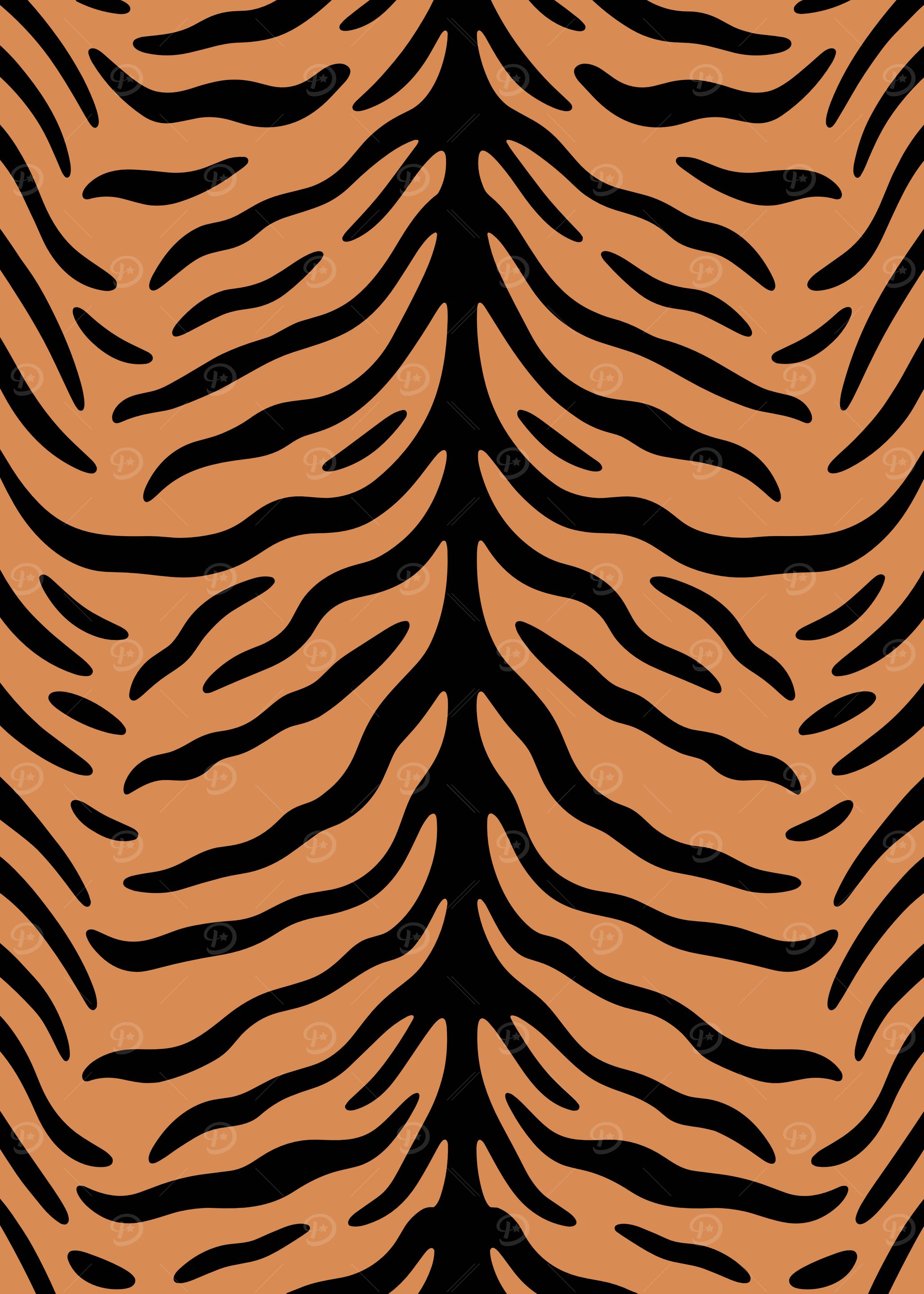 wildlife tiger cat animal cute skin print pattern orange fur Stripes Pattern
