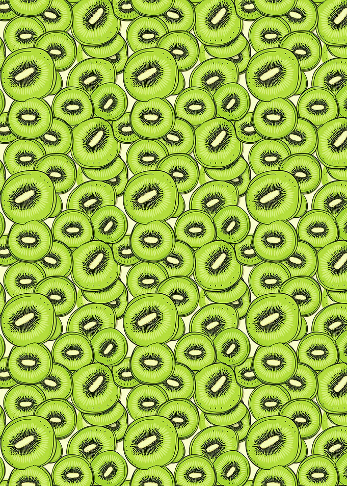 Kiwi Fruit Pattern