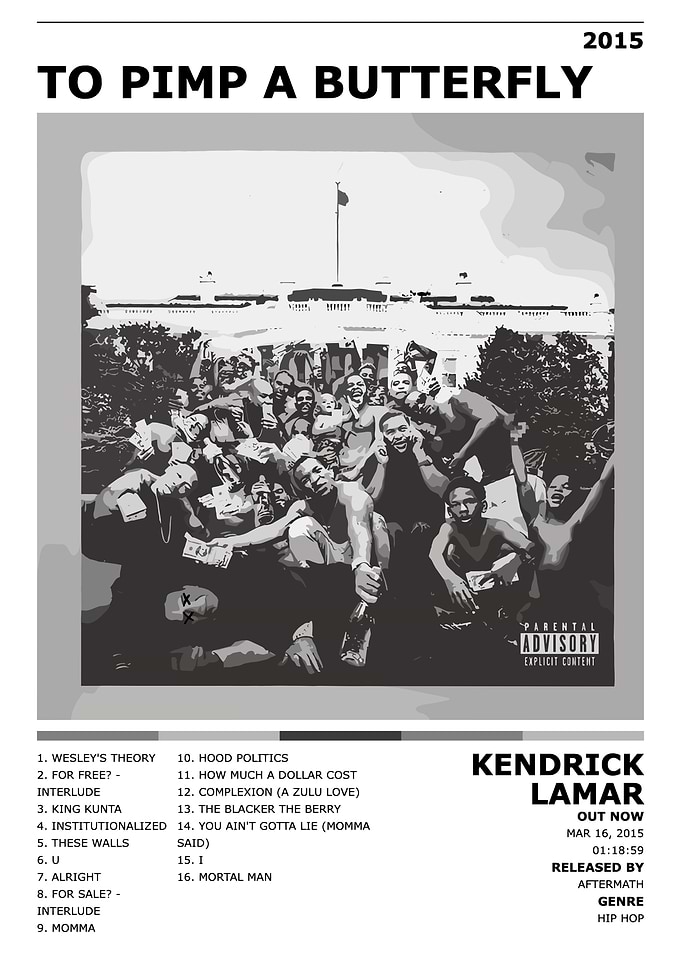 kendrick lamar To Pimp a Butterfly Album Cover