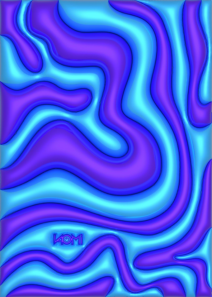 Swirling Neon Drift