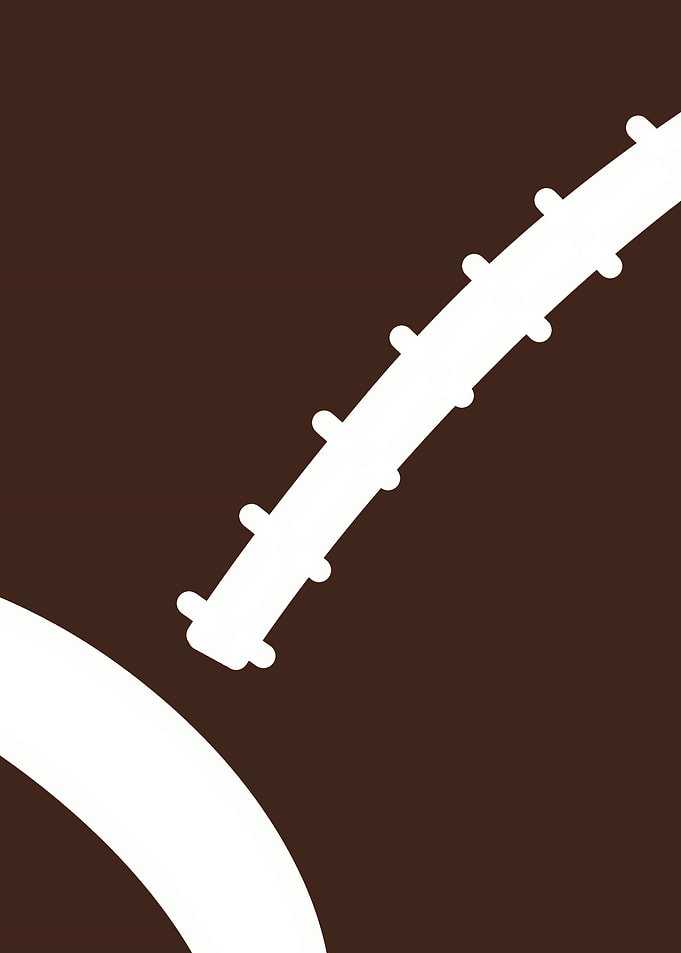 minimalist rugby ball