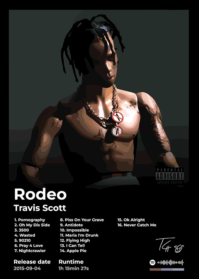 Travis Scott Rodeo Album Cover Art