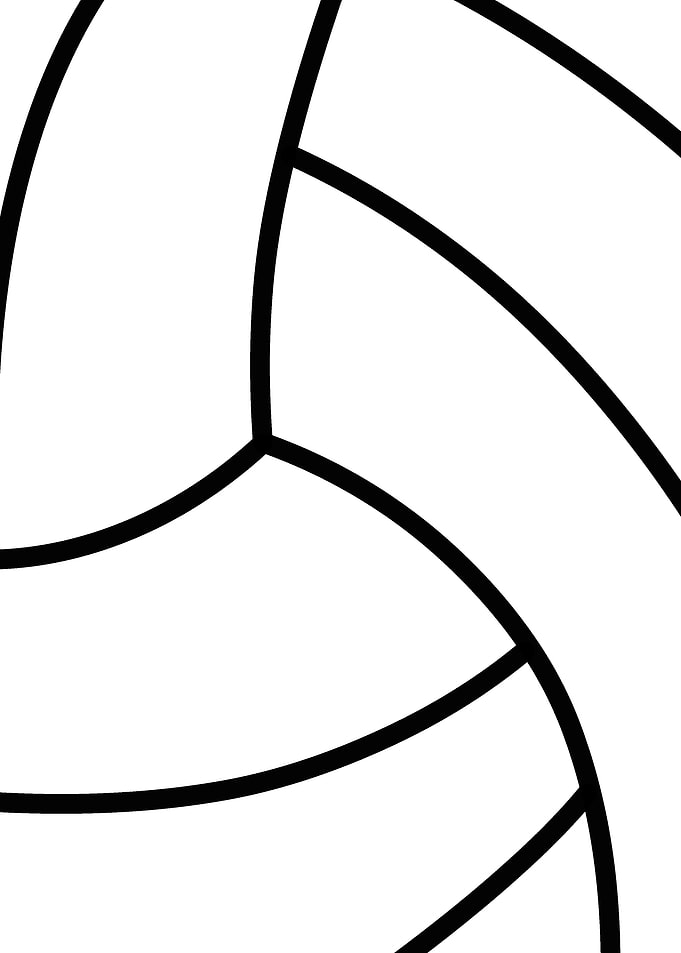 Volleyball Outline