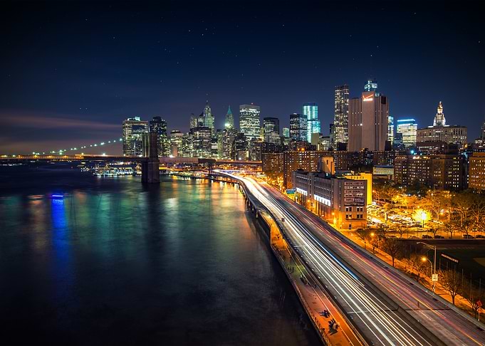 new york city at night