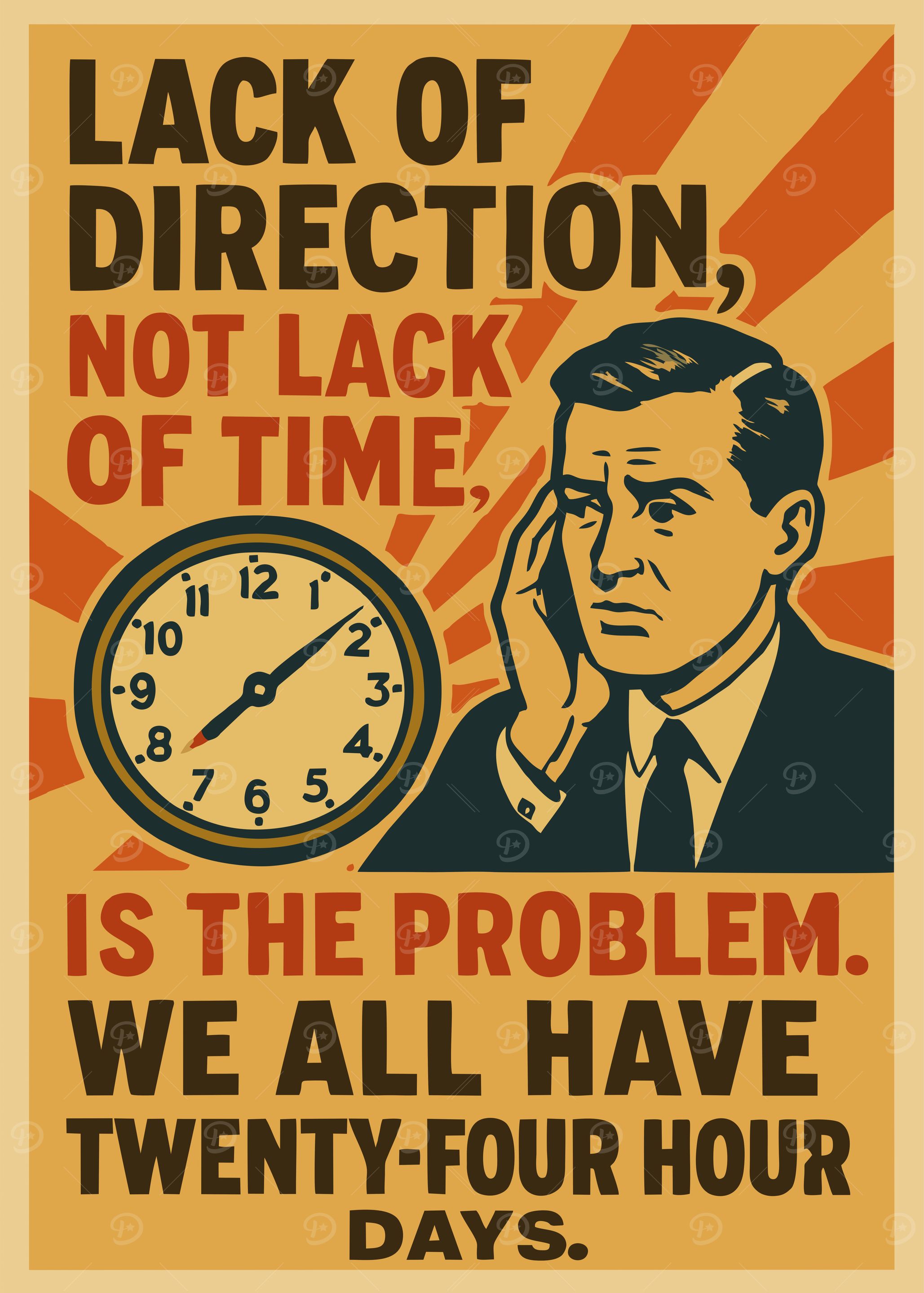 Lack of Direction Motivational Poster