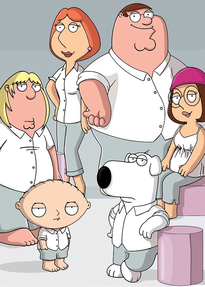 Family Guy Cartoon Portrait