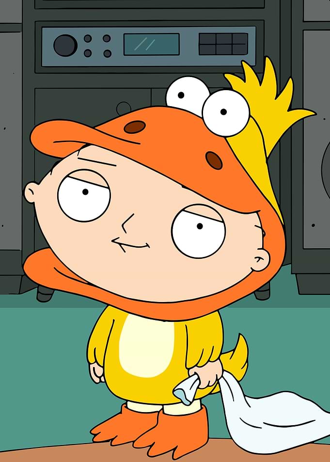 Stewie Griffin in Duck Costume
