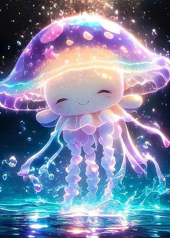 Cute Jellyfish Water