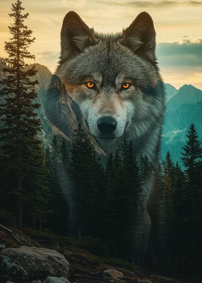 Wolf in the Wilderness