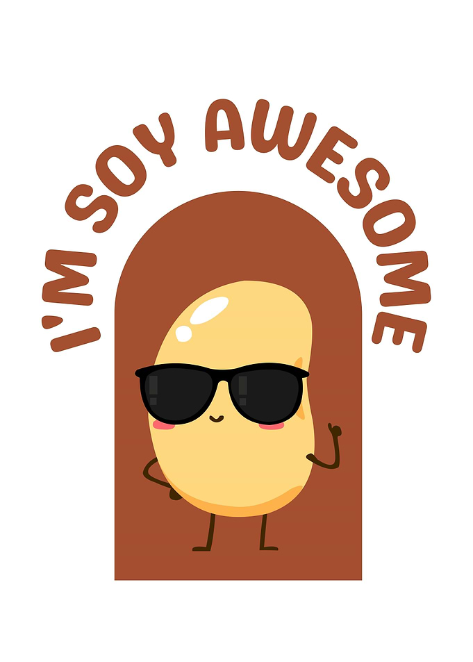 I'm Soy Awesome Cartoon