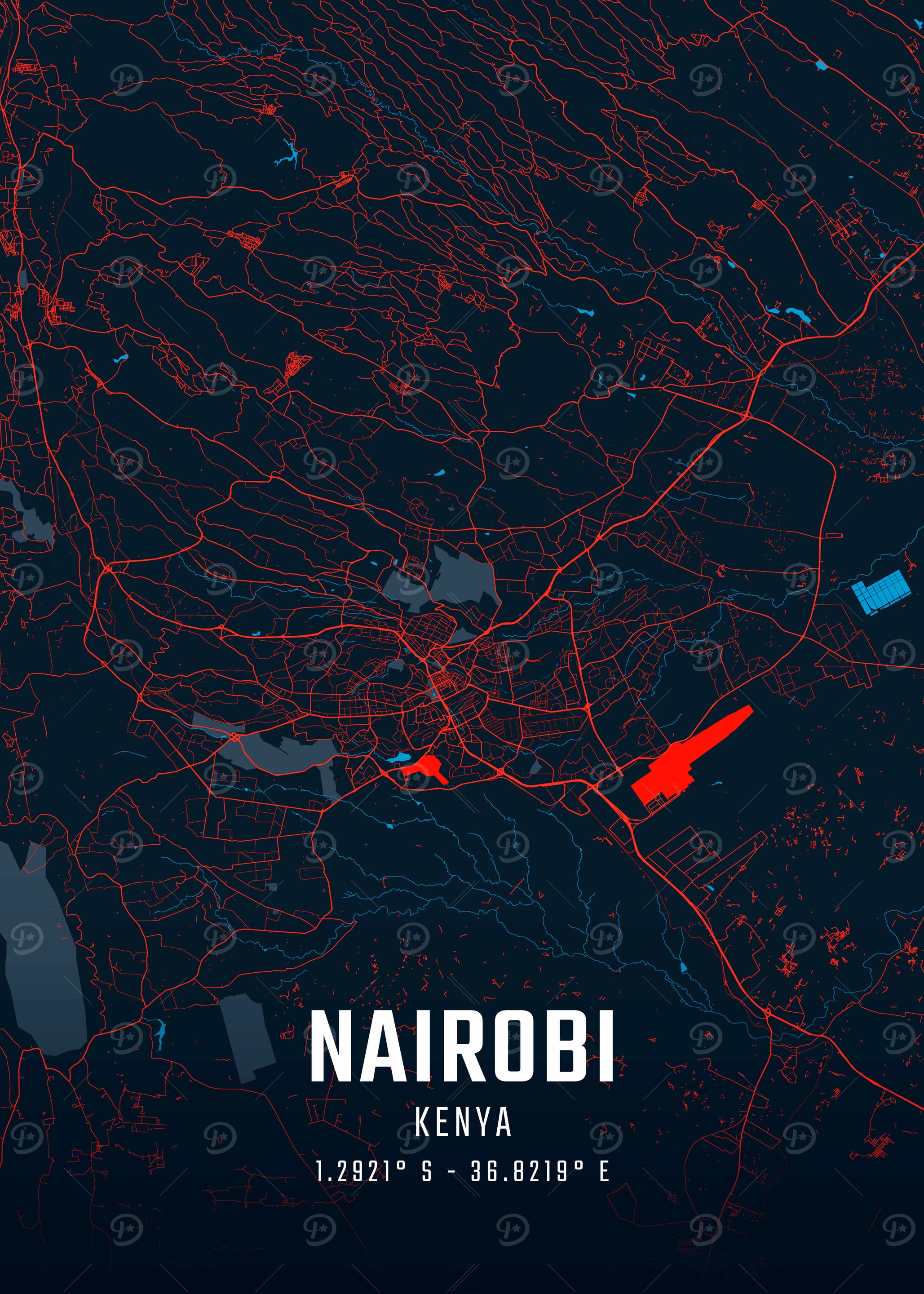 Nairobi City Map