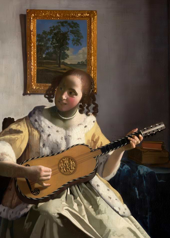 Woman with a Lute by Vermeer