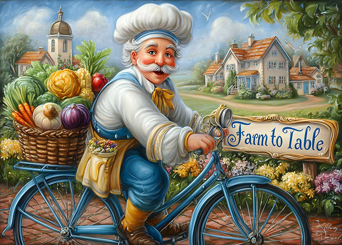 Chef on Bicycle: Farm to Table