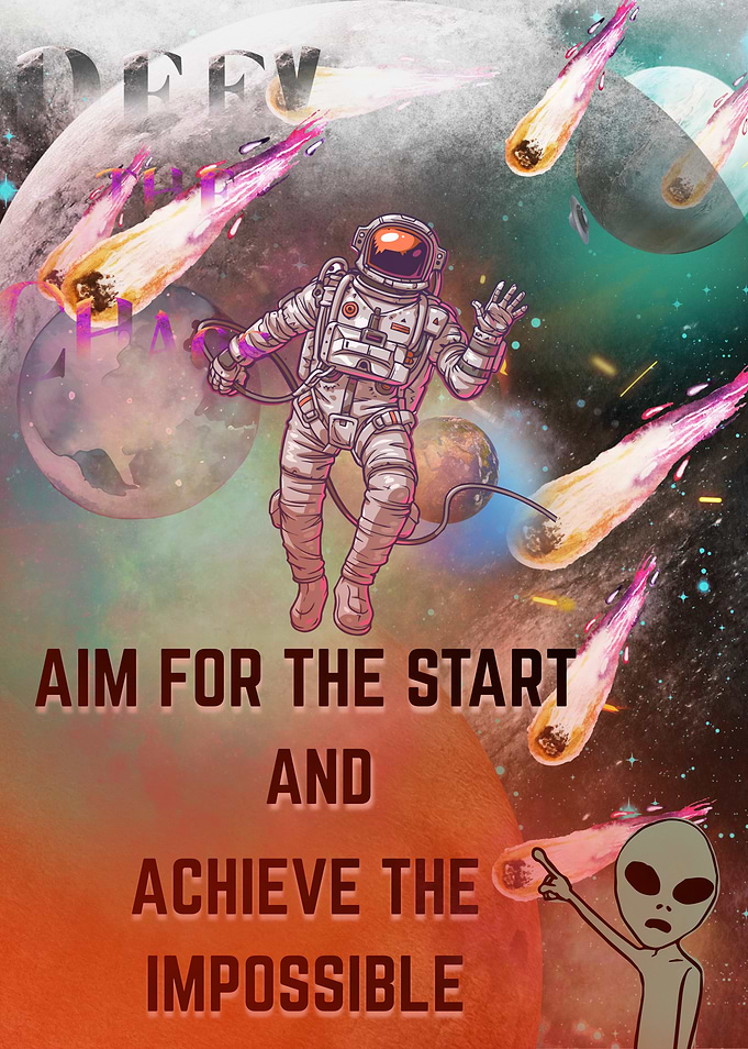 Motivational Space Adventure with Astronaut