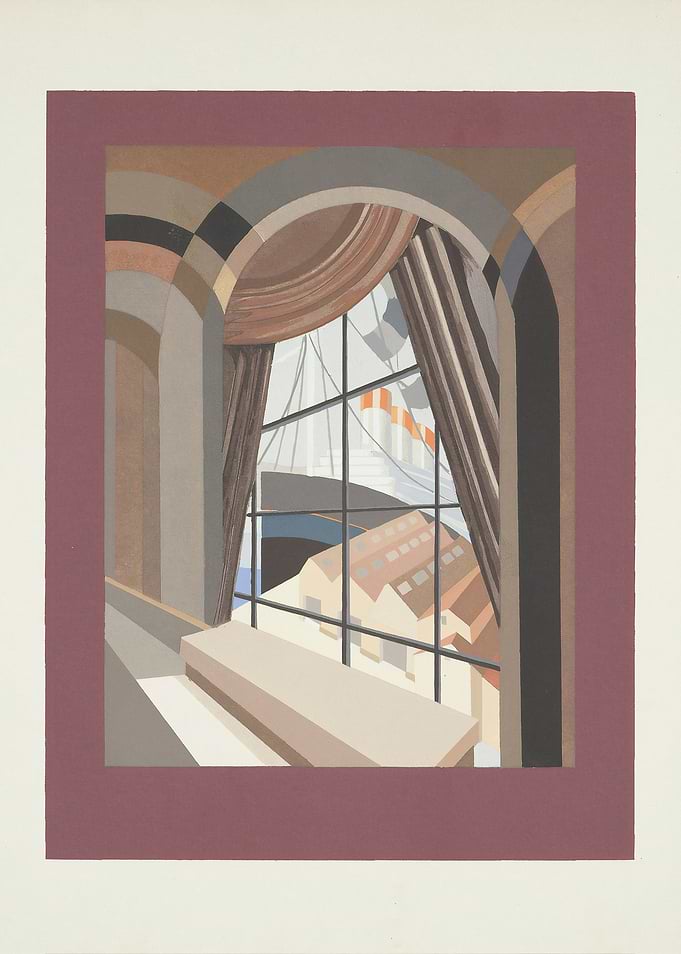 Window View Painting