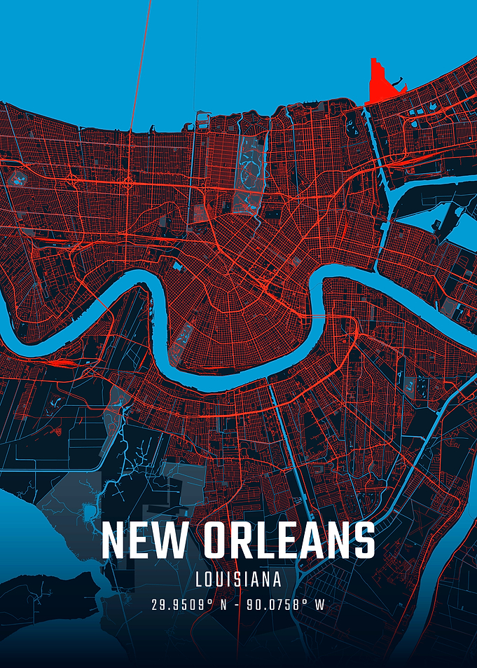 New Orleans City Map