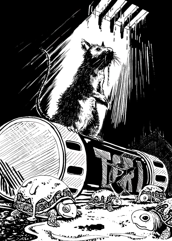 Rat, Turtles, and a Can