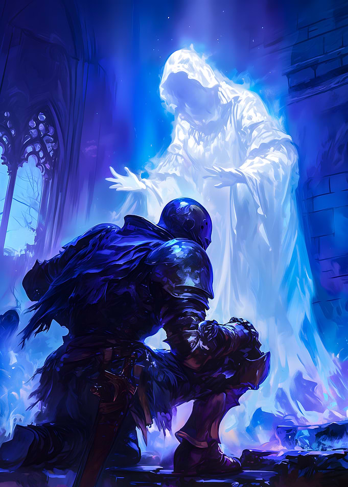 Knight and the ghost