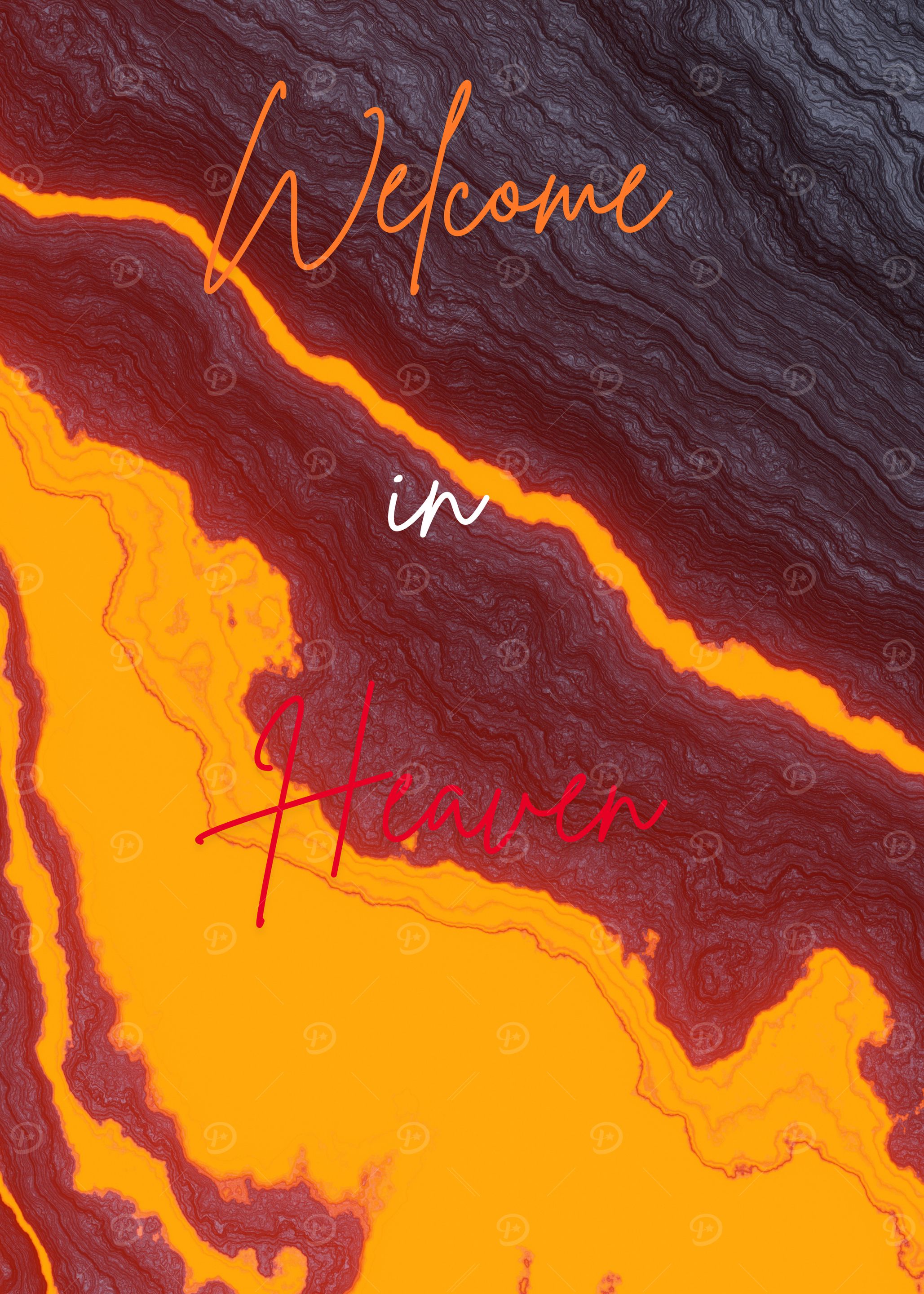 Welcome in Heaven Abstract Art