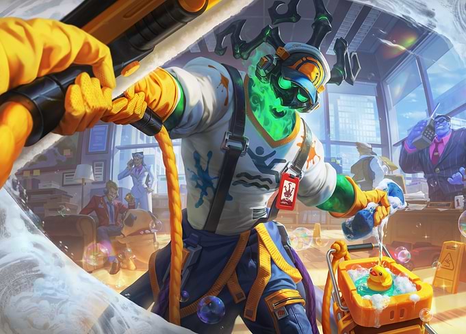 Thresh's Office Cleanup Chaos