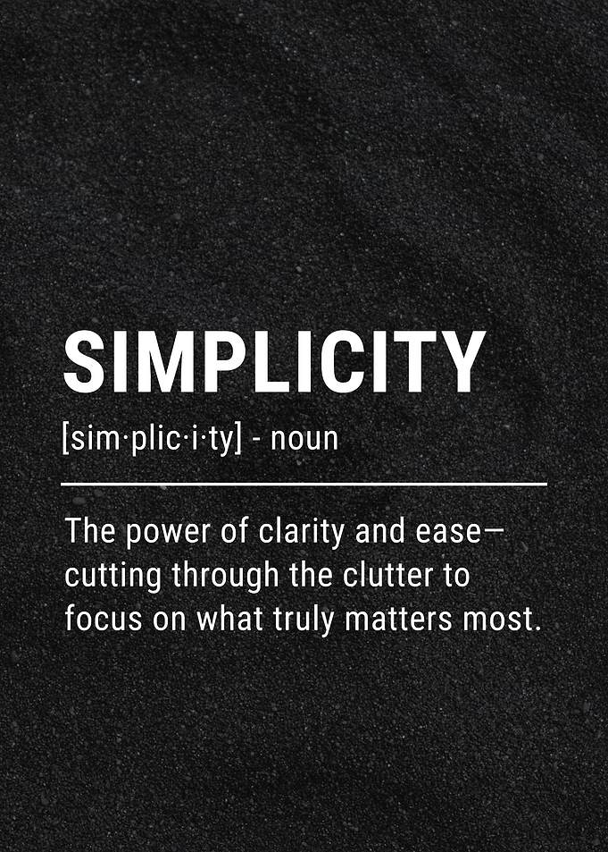 Simplicity Definition
