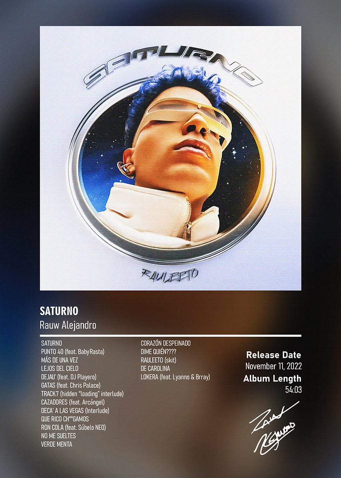 Saturno Album Cover