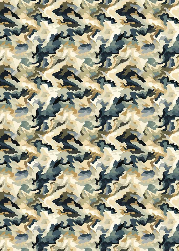 Abstract Camouflage Pattern