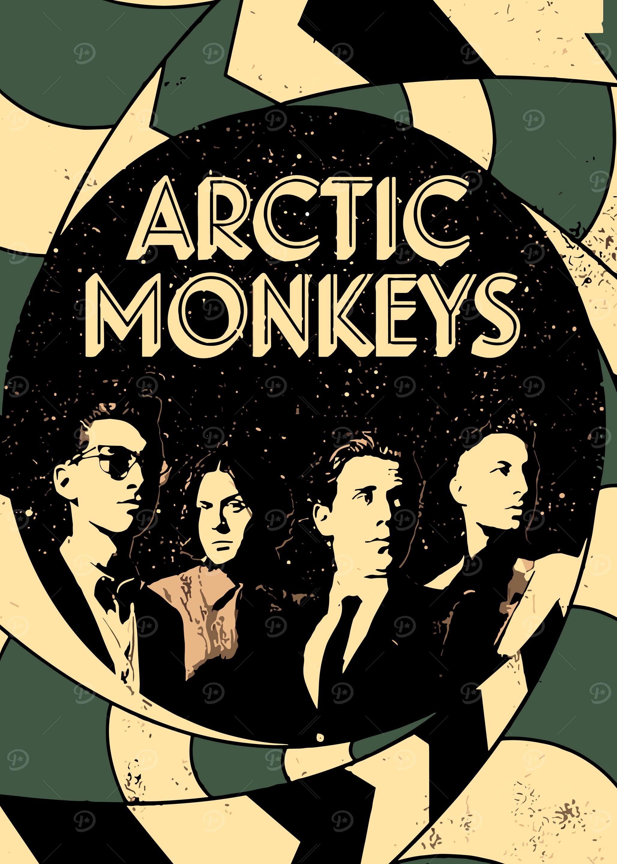 Arctic Monkeys Band Art